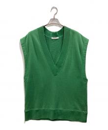 ETRE TOKYO（エトレトウキョウ）の古着「スウェットベスト」｜グリーン