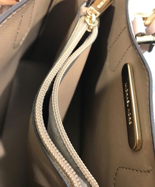 MICHAEL KORS（マイケル・コース）MICHAEL KORS (マイケルコース) 2WAYショルダーバッグ ピンクの古着・服飾アイテム