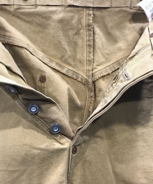LEVI'S VINTAGE CLOTHING（リーバイス ビンテージ クロージング）LEVI'S VINTAGE CLOTHING (リーバイス ビンテージ クロージング) ダックキャンパスパンツ ブラウン サイズ:81cm W32の古着・服飾アイテム