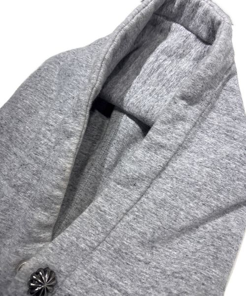 AKM（エーケーエム）AKM (エーケーエム) コンチョボタンパーカー グレー サイズ:Lの古着・服飾アイテム