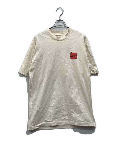 LQQK STUDIO（ルックスタジオ）LQQK STUDIO (ルックスタジオ) プリントTシャツ ベージュ サイズ:Ｍの古着・服飾アイテム