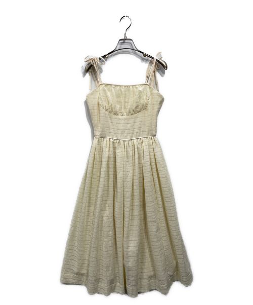 Bibiy.（ビビィ）Bibiy. (ビビィ) キャミソールワンピース アイボリー サイズ:Ｍの古着・服飾アイテム