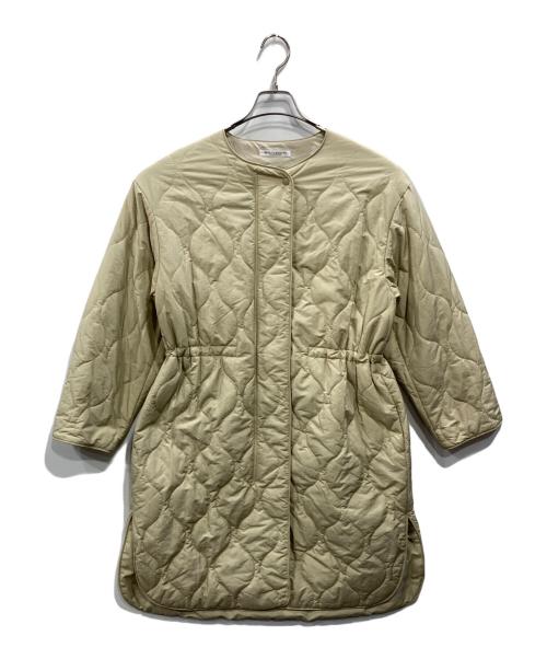BEAUTY&YOUTH（ビューティーアンドユース）BEAUTY&YOUTH (ビューティーアンドユース) キルティングノーカラーコート ベージュ サイズ:Sの古着・服飾アイテム