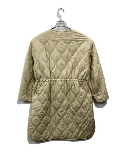 BEAUTY&YOUTH（ビューティーアンドユース）BEAUTY&YOUTH (ビューティーアンドユース) キルティングノーカラーコート ベージュ サイズ:Sの古着・服飾アイテム