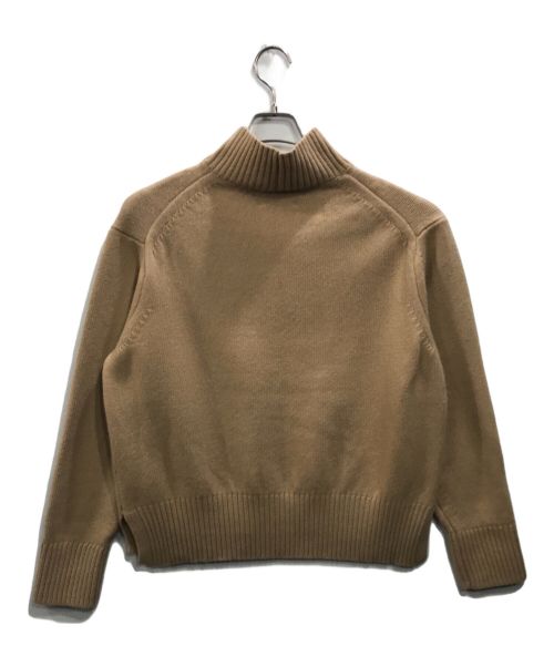 UNITED ARROWS TOKYO（ユナイテッドアローズトウキョウ）UNITED ARROWS TOKYO (ユナイテッドアローズトウキョウ) W/CA スリット ハイネック ニット ベージュ サイズ:Freeの古着・服飾アイテム