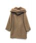 MaxMara (マックスマーラ) アルパカ混フーデッドシャギーコート ブラウン サイズ:L：35000円