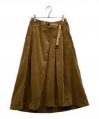 GRAMICCIグラミチ）の古着「CORDUROY TALECUT SKIRT」｜ブラウン