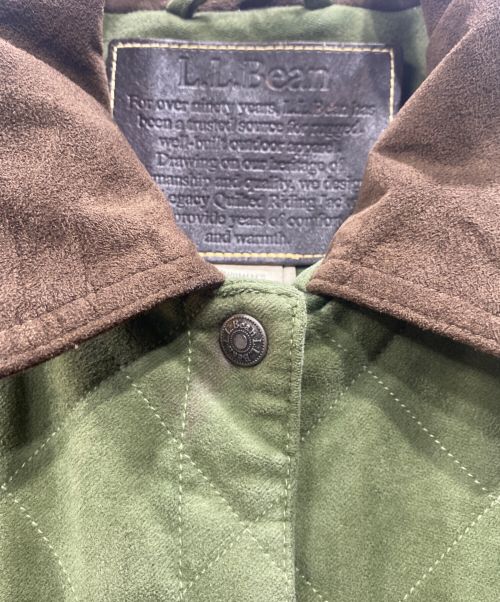 L.L.Bean（エルエルビーン）L.L.Bean (エルエルビーン) キルティングハンティングジャケット オリーブ サイズ:Sの古着・服飾アイテム