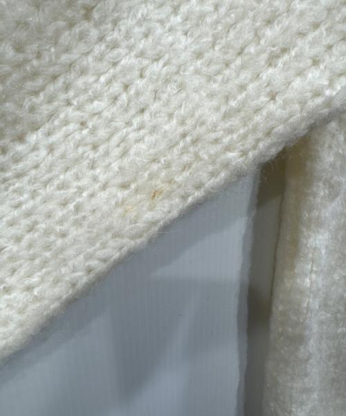 TRICOTS JEAN MARC（トリコットジーンマルク）TRICOTS JEAN MARC (トリコットジーンマルク) モヘヤ混ニットカーディガン ホワイト サイズ:表記なしの古着・服飾アイテム