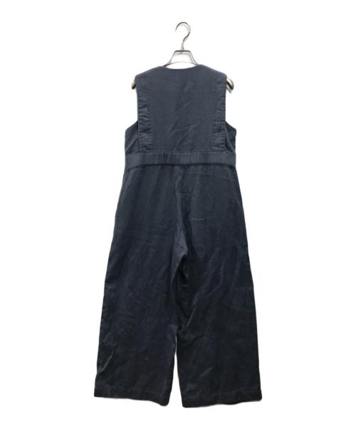 eauk（オーク）eauk (オーク) コットンリネン オールインワン ネイビー サイズ:1の古着・服飾アイテム