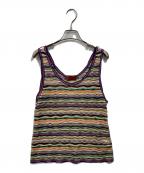 missoniミッソーニ）の古着「ニットキャミソール」｜マルチカラー
