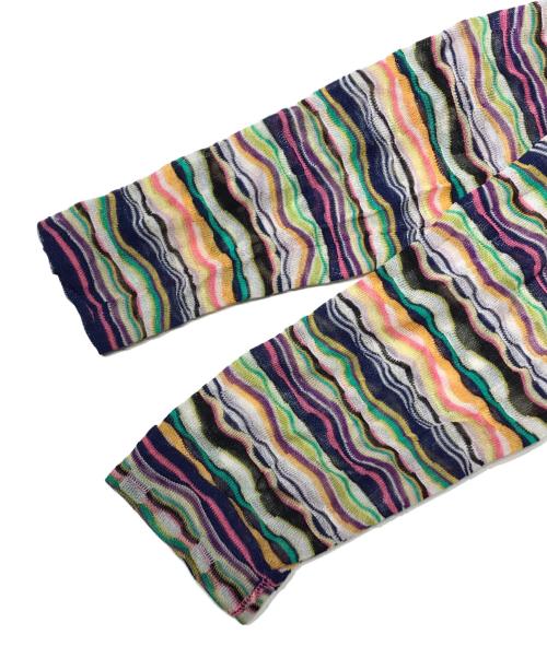 missoni（ミッソーニ）MISSONI (ミッソーニ) レースカーディガン マルチカラー サイズ:46の古着・服飾アイテム