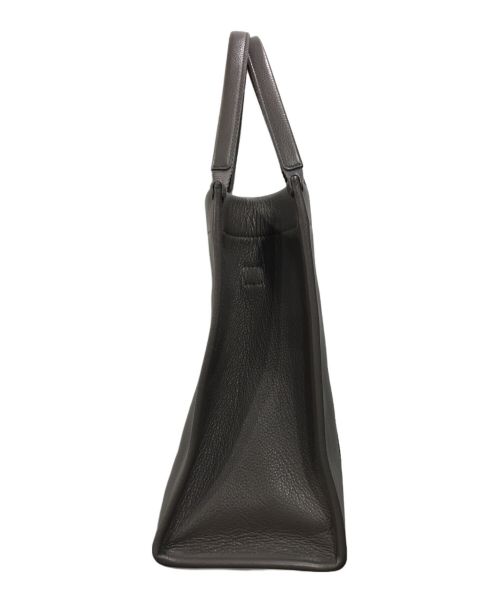 BALENCIAGA（バレンシアガ）BALENCIAGA (バレンシアガ) ハードウェア2WAYトートバッグ グレーの古着・服飾アイテム