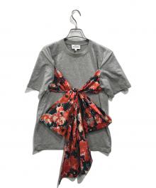 KENZO（ケンゾー）の古着「ラップデザインTシャツ」｜グレー
