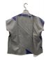me ISSEY MIYAKE (ミーイッセイ ミヤケ) スクエアデザインブラウス ブルー×グレー サイズ:表記なし：8000円