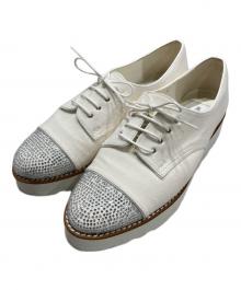 LANVIN en Bleu（ランバンオンブルー）の古着「キャンバスシューズ」｜ホワイト