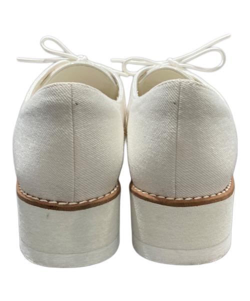 LANVIN en Bleu（ランバンオンブルー）LANVIN en Bleu (ランバンオンブルー) キャンバスシューズ ホワイト サイズ:23㎝の古着・服飾アイテム