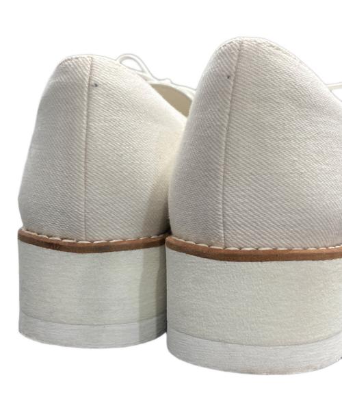 LANVIN en Bleu（ランバンオンブルー）LANVIN en Bleu (ランバンオンブルー) キャンバスシューズ ホワイト サイズ:23㎝の古着・服飾アイテム