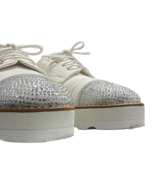 LANVIN en Bleu（ランバンオンブルー）LANVIN en Bleu (ランバンオンブルー) キャンバスシューズ ホワイト サイズ:23㎝の古着・服飾アイテム