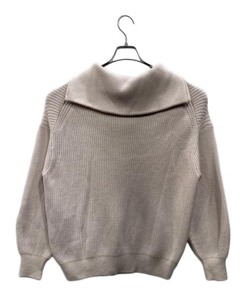 IENA（イエナ）IENA (イエナ) ハーフジップニット ライトピンク サイズ:表記なしの古着・服飾アイテム