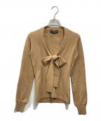 DOLCE & GABBANAドルチェ＆ガッバーナ）の古着「ボウタイニット」｜ベージュ