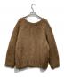 room306 (ルームサンマルロクコンテンポラリー) ブークレニットカーディガン ブラウン サイズ:不明：3500円