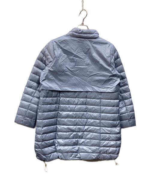 DoCLASSE（ドゥクラッセ）DoCLASSE (ドゥクラッセ) リバーシブル ロングダウンコート ブルー×ベージュ サイズ:XLの古着・服飾アイテム