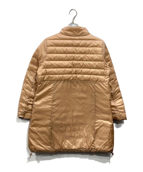 DoCLASSE（ドゥクラッセ）DoCLASSE (ドゥクラッセ) リバーシブル ロングダウンコート ブルー×ベージュ サイズ:XLの古着・服飾アイテム