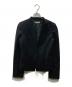 EPOCA（エポカ）の古着「ノーラペルジャケット」｜ブラック