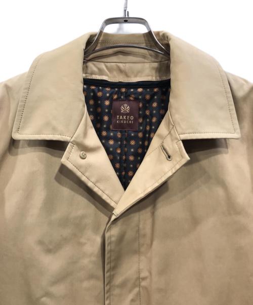 TAKEO KIKUCHI（タケオキクチ）TAKEO KIKUCHI (タケオキクチ) ライナー付ステンカラーコート ベージュ サイズ:2の古着・服飾アイテム