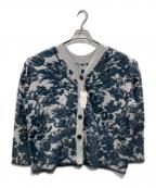 loaf Le Tricotロフ）の古着「2WAYジャガードニットカーディガン」｜グレー