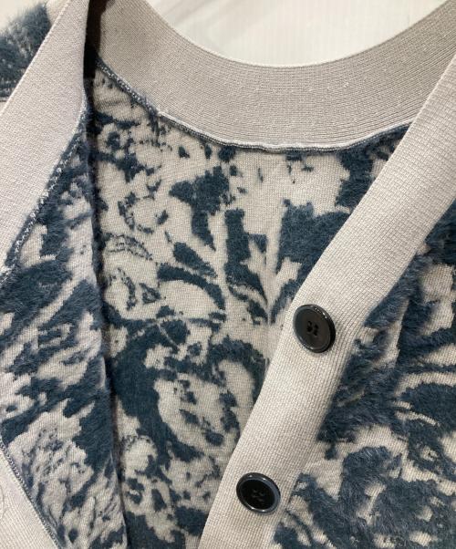 loaf Le Tricot（ロフ）loaf Le Tricot (ロフ) 2WAYジャガードニットカーディガン グレー サイズ:Free 未使用品の古着・服飾アイテム
