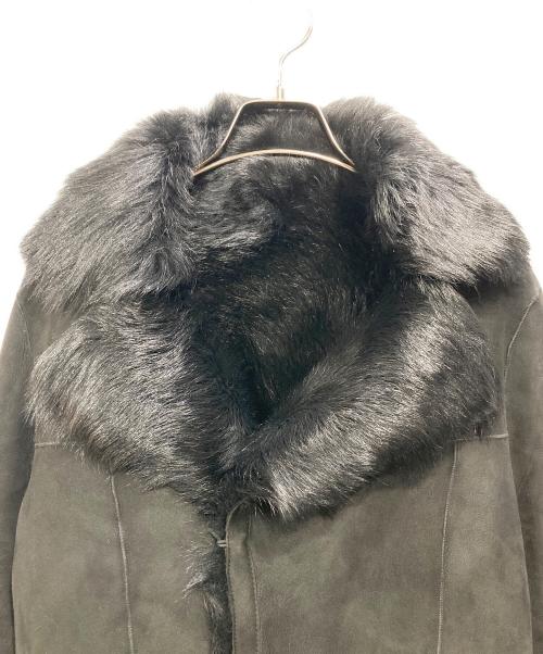 Pinky & Dianne（ピンキーアンドダイアン）Pinky & Dianne (ピンキーアンドダイアン) ムートンジャケット ブラック サイズ:38の古着・服飾アイテム