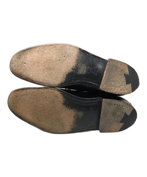 Alden（オールデン）Alden (オールデン) コードバンコンビサドルシューズ ブラウン サイズ:9 １/２の古着・服飾アイテム