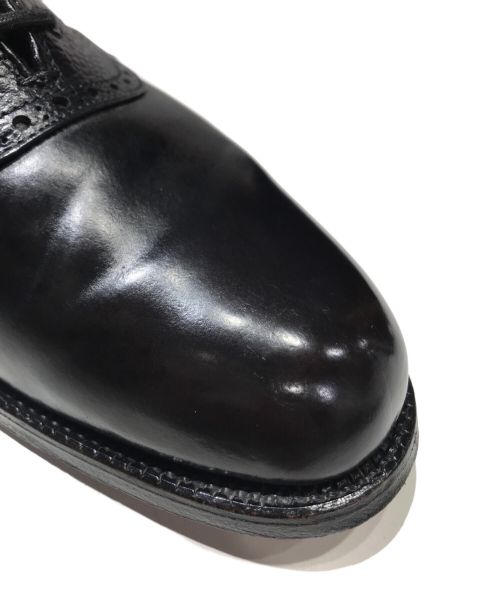 Alden（オールデン）Alden (オールデン) コードバンコンビサドルシューズ ブラウン サイズ:9 １/２の古着・服飾アイテム