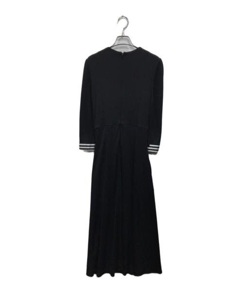 BORDERS at BALCONY（ボーダーズアットバルコニー）BORDERS AT BALCONY (ボーダーズアットバルコニー) ウィークエンドクロスドレス ブラック サイズ:Ｍの古着・服飾アイテム