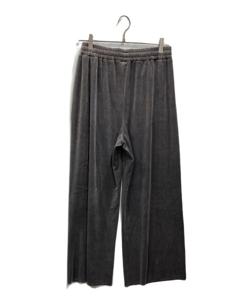 greychord（グレーコード）GREYCHORD (グレーコード) LAYLA ベロアパンツ グレー サイズ:Ｓの古着・服飾アイテム