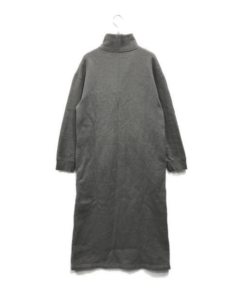 EVERYDAY I LIKE.（エヴリデイ アイ ライク）EVERYDAY I LIKE. (エヴリデイ アイ ライク) ハーフジップスウェットドレス グレー サイズ:Sの古着・服飾アイテム