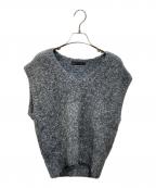 Nobleノーブル）の古着「ファンシーヤーンコンパクトベスト」｜グレー
