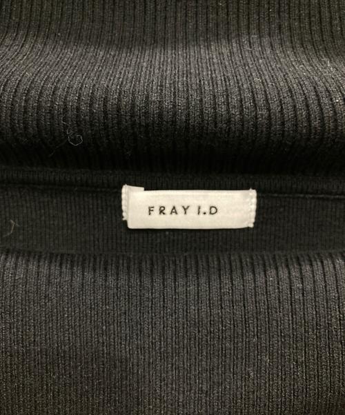 FRAY ID（フレイ アイディー）FRAY ID (フレイ アイディー) ワイドカラーオフショルダーニット ブラック サイズ:ONE SIZEの古着・服飾アイテム