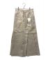 RURI.W（ルリ）の古着「ASYMMETRICAL HEM LONG SKIRT」｜ベージュ