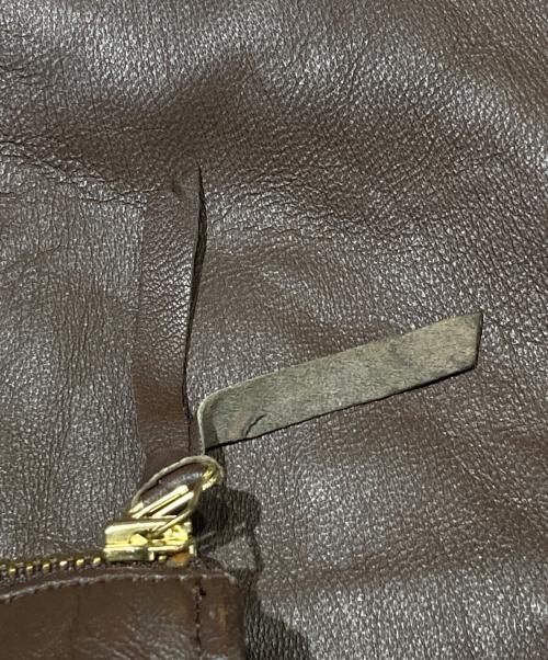 The Duffer of ST.George（ザ ダファーオブセントジョージ）The Duffer of ST.George (ザ ダファーオブセントジョージ) レザージャケット ブラウン サイズ:Mの古着・服飾アイテム