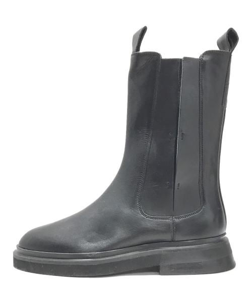 JVAM（ジェイヴィーエーエム）JVAM (ジェイヴィーエーエム) サイドゴアブーツ ブラック サイズ:23の古着・服飾アイテム