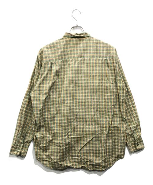 PAPAS（パパス）PAPAS (パパス) チェックシャツ イエロー サイズ:Lの古着・服飾アイテム