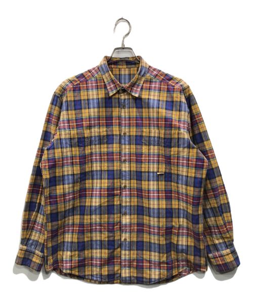PAPAS（パパス）PAPAS (パパス) チェックシャツ マルチカラー サイズ:Lの古着・服飾アイテム