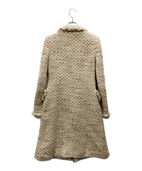 EPOCA（エポカ）EPOCA (エポカ) ツイードコート アイボリー サイズ:40の古着・服飾アイテム