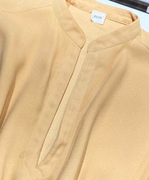 ELIN（エリン）ELIN (エリン) ノースリーブブラウス イエロー サイズ:Mの古着・服飾アイテム