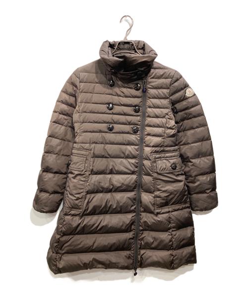 MONCLER（モンクレール）MONCLER (モンクレール) HERISSON ダウンコート ブラウン サイズ:2の古着・服飾アイテム