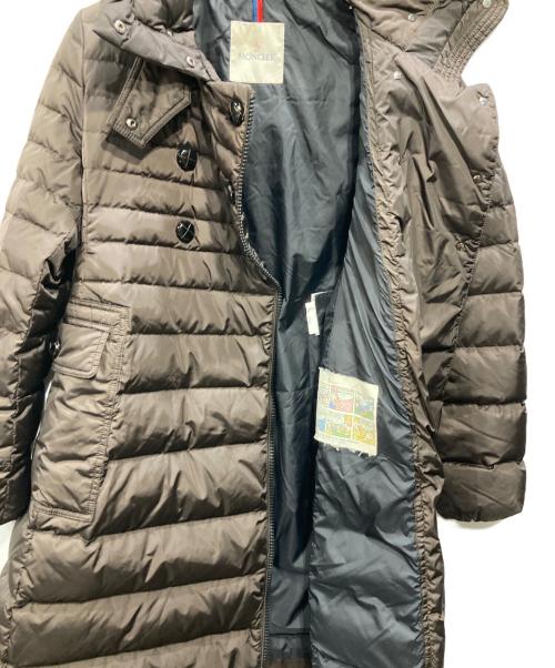 MONCLER（モンクレール）MONCLER (モンクレール) HERISSON ダウンコート ブラウン サイズ:2の古着・服飾アイテム