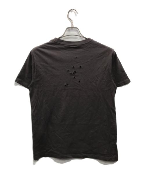 NUMBER (N)INE（ナンバーナイン）NUMBER (N)INE (ナンバーナイン) ダメージ加工Tシャツ チャコールグレー サイズ:Mの古着・服飾アイテム